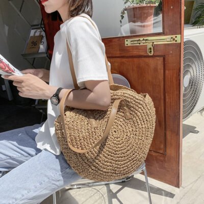 woman-wearing-handmade-woven-shoulder-bag