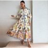 woman-wearing-polo-neck-printed-vintage-long-dress