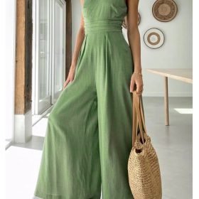 woman-wearing-backless-double-strap-casual-jumpsuit